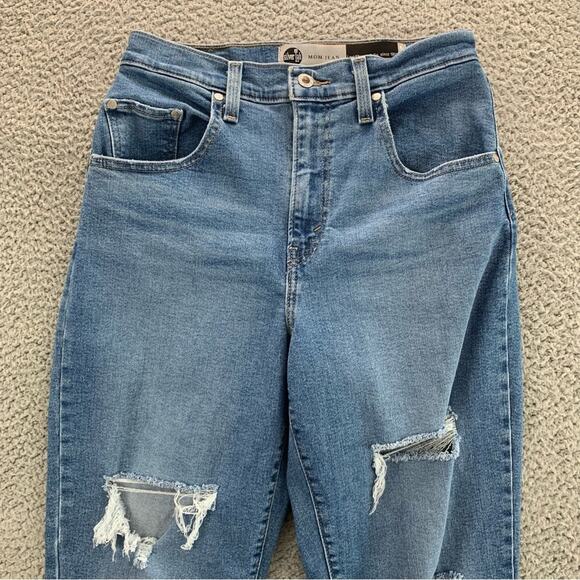 Levi's Silvertab High Waisted Mom Jeans Tapered Women's Jeans  -  Size:  28 - Picture 2 of 16